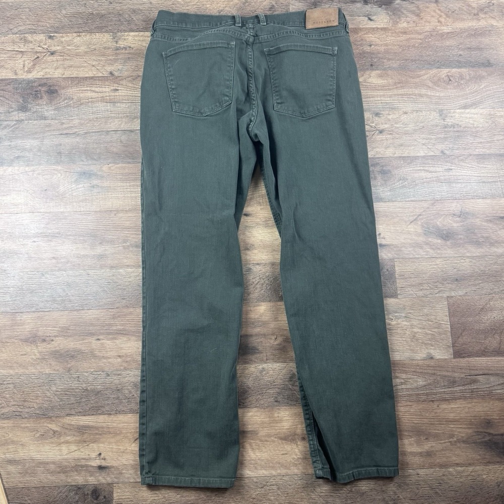Mott & Bow Slim Jeans Men 35x30 Green Stretch Pants - Picture 3 of 9